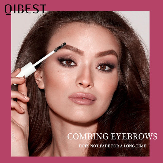 Transparent Eyebrow Wax Gel - Waterproof Long-Lasting with 3D Brush