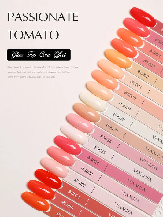 VENALISA V6 Gel Nail Polish - HEMA & TPO Free, Long-Lasting UV/LED Gel, 10ml