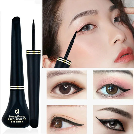 Waterproof Liquid Eyeliner - Long-Lasting Black Eye Liner