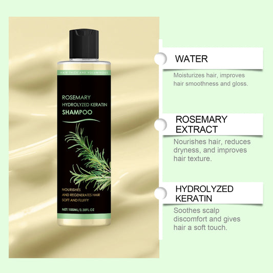 HOEGOA Rosemary Natural Shampoo - Deep Nourishing Hair Repair & Oil Control