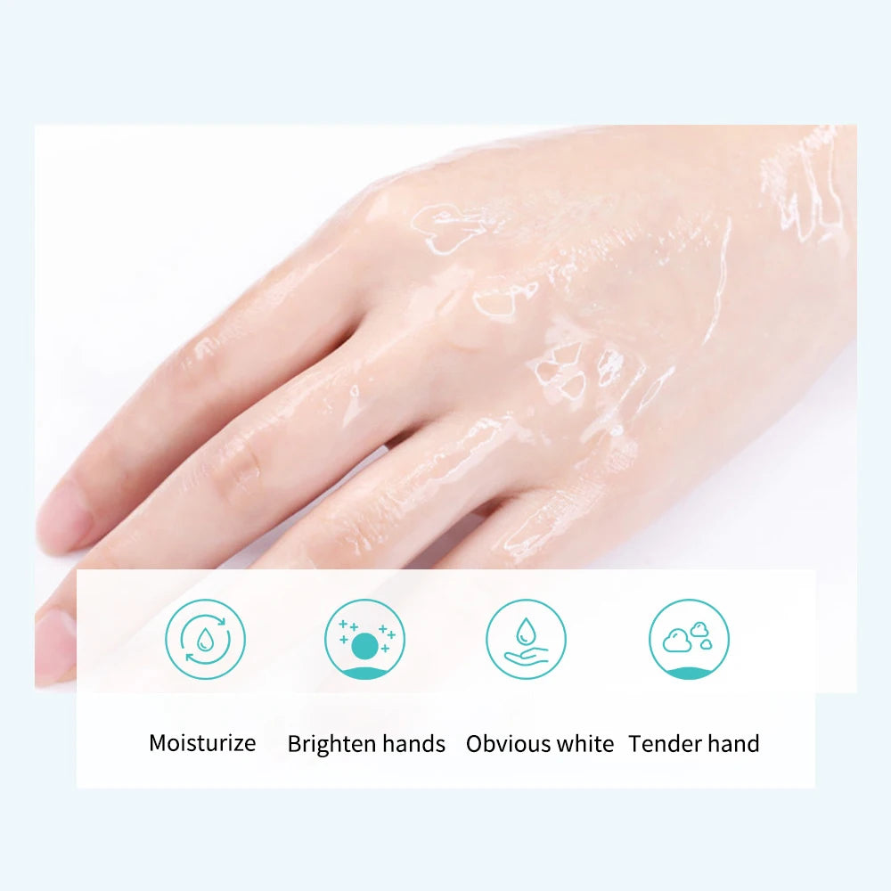 Goat Milk Hand Mask - Moisturizing & Nourishing Treatment (5 Pairs)