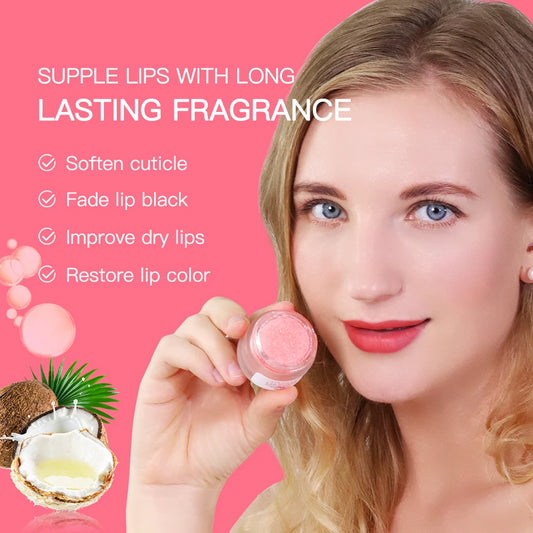 Pink Lip Scrub - Natural Exfoliating Treatment
