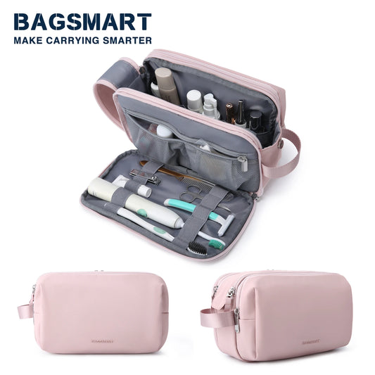BAGSMART Waterproof Dopp Kit - Lightweight Travel Toiletries Organizer