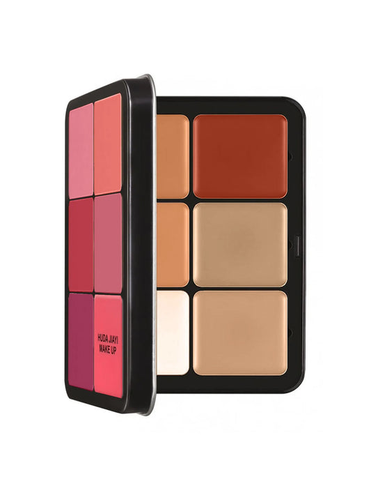 12 Color Blush Concealer Set - Waterproof Face Contour Cream Palette