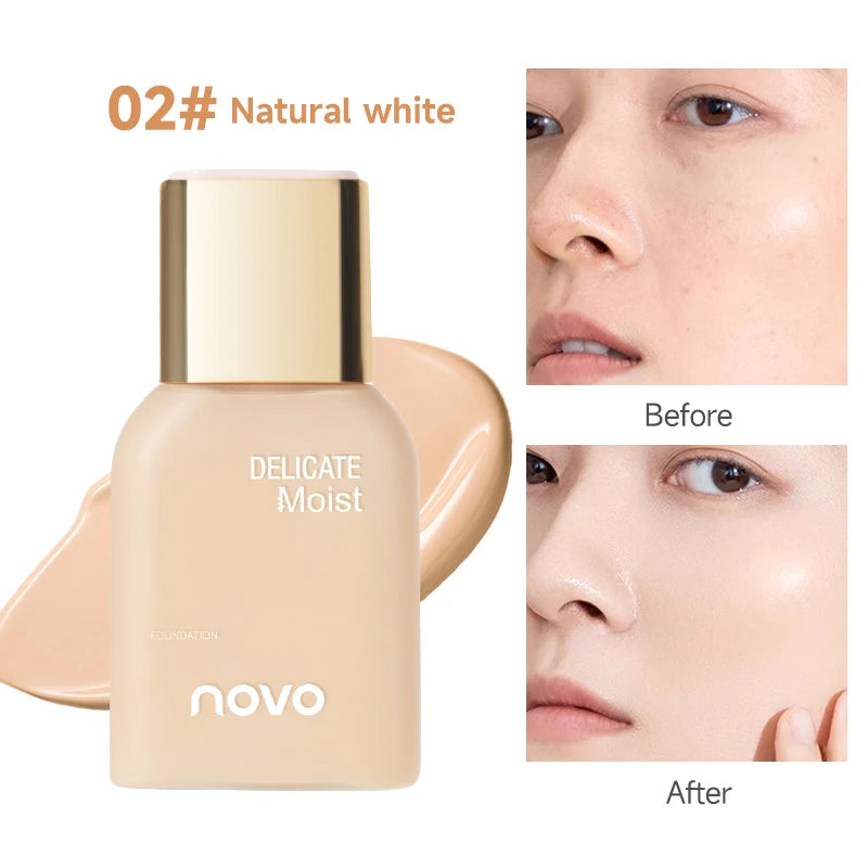 Smooth Liquid Foundation - Moisturizing BB CC Cream Waterproof Long-Lasting
