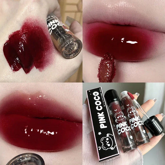 Handaiyan Mirror Glass Lip Tint - Long-Lasting Waterproof Lip Gloss