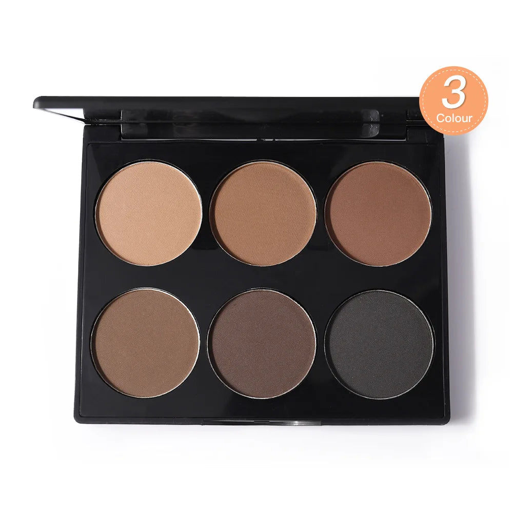 Professional 6-Color Contour & Highlight Palette