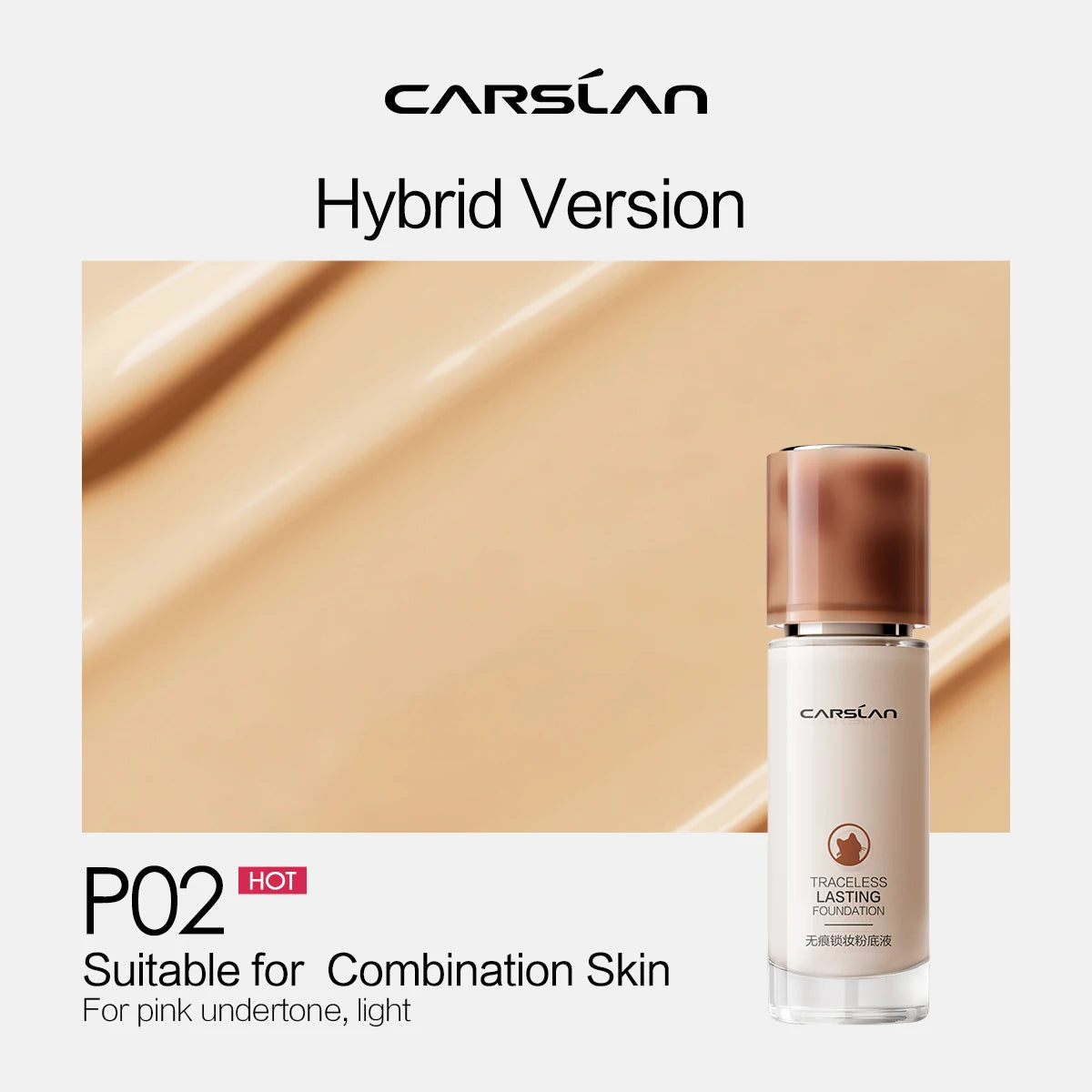 Long-Lasting Moisture Matte Liquid Foundation - Full Coverage Concealer
