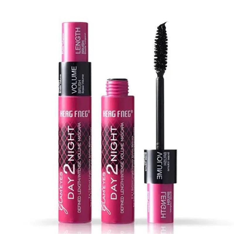 Black Curled Lashes Mascara - Extra Volume Waterproof Long Lasting