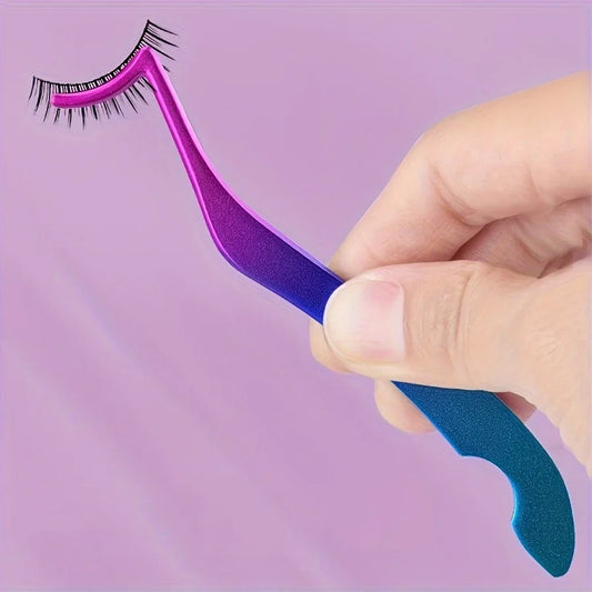 Professional Eyelash Extension Tweezers - Seahorse Design High Density Grafting Tool
