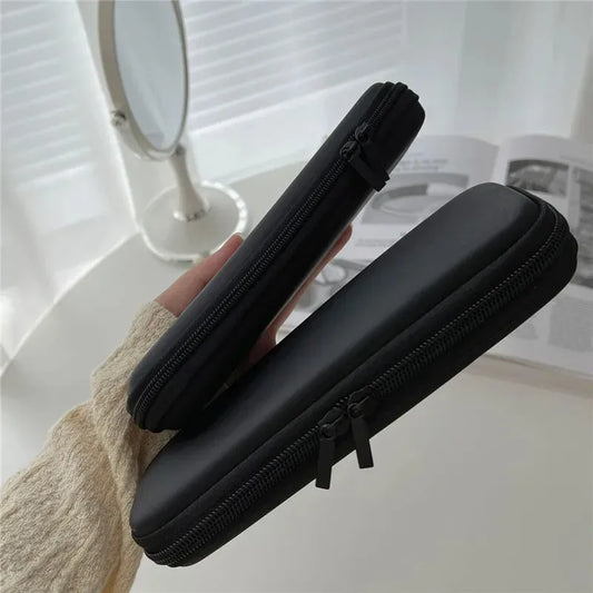 Waterproof Double Zipper Makeup Brush Case - Professional Portable Storage