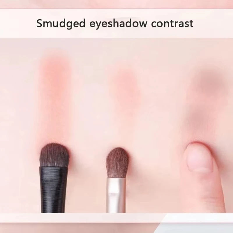 Professional Eye Makeup Brush Set - 6 Piece Soft Contour & Eyeshadow Brushes