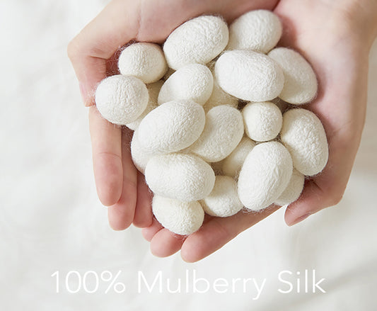 Premium 100% Pure Mulberry Silk Anti-Breakage Traceless Hair Scrunchie Tie for Women