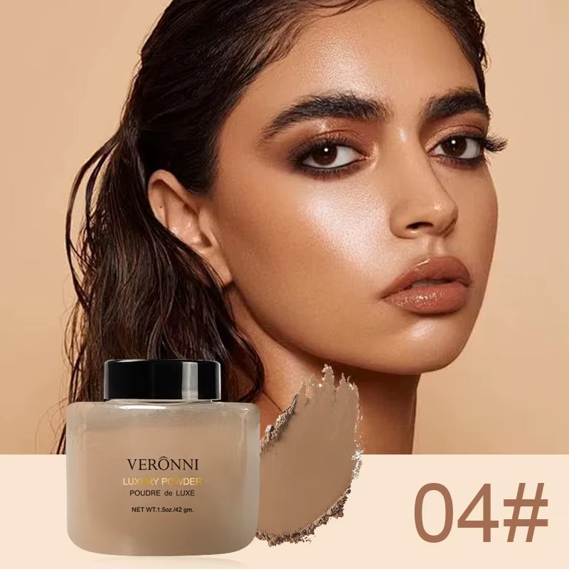 Banana Shaped Loose Powder Can Reduce Pores and Fine Lines, with a Long-Lasting Matte Effect and Natural Facial Makeup Powder