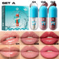 Mini Velvet Matte Lip Gloss Set, 3Pc/4Pcs Non-Fading, Non-Stick Cup, Long-Lasting Fruit Scented Lip Tint, Smooth and Lightweight