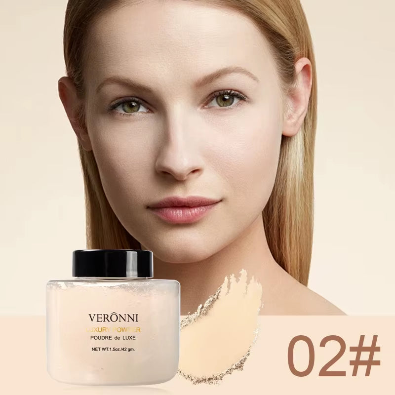 Banana Shaped Loose Powder Can Reduce Pores and Fine Lines, with a Long-Lasting Matte Effect and Natural Facial Makeup Powder