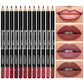 12-Piece Long-Lasting Lipstick Set with Lip Liner & Matte Gloss