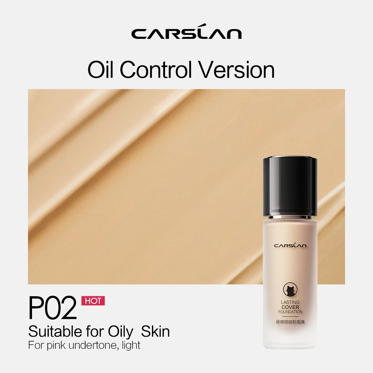 Long-Lasting Moisture Matte Liquid Foundation - Full Coverage Concealer