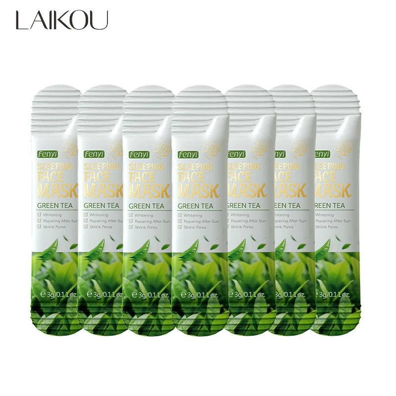 LAIKOU Moisturizing Sleeping Face Mask Set - 7 Piece Collection