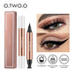 O.TWO.O Waterproof Double-Ended Eyeliner Pen with Stamp