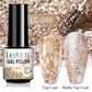 LILYCUTE 7ML Jelly Amber Gel Nail Polish Nail Art Dark Bloom Leopard