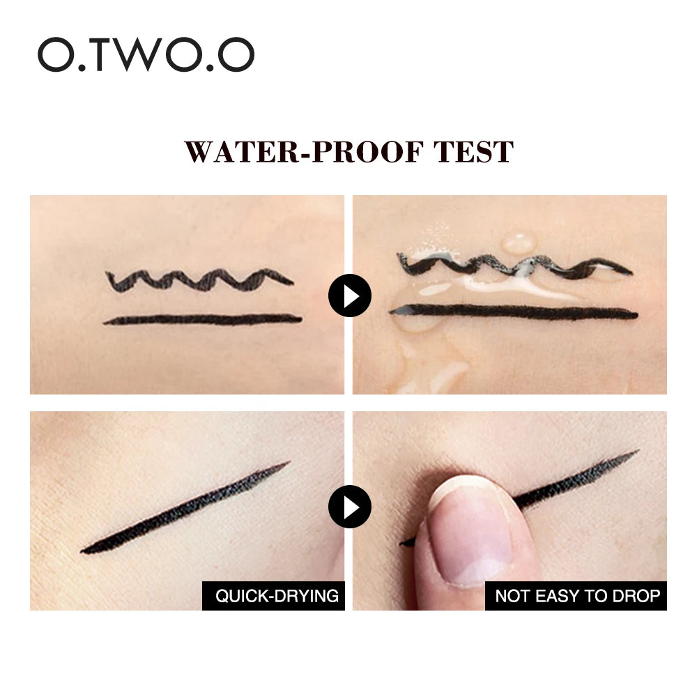 O.TWO.O Waterproof Double-Ended Eyeliner Pen with Stamp