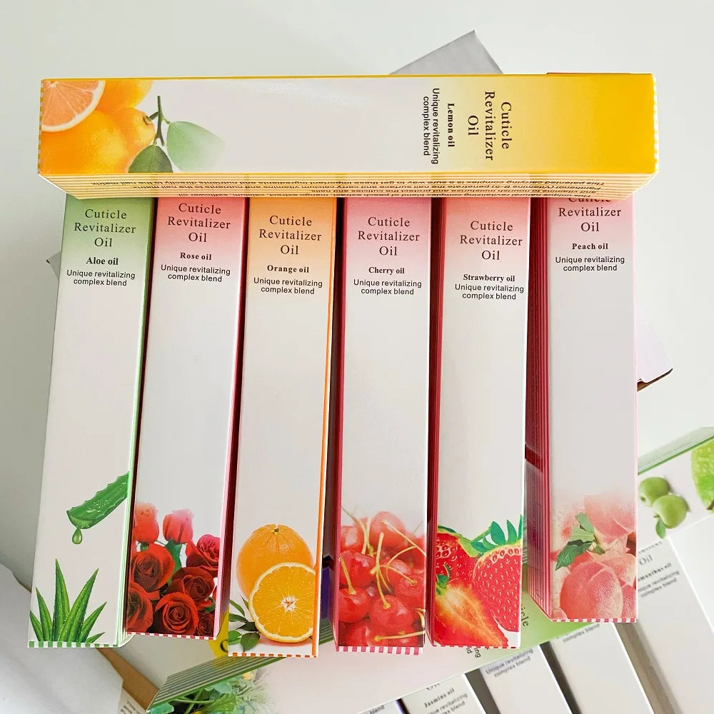 Professional Nail Nutrition Oil Pen Set - 30 Pieces with 15 Nourishing Scents