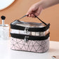 Double Transparent Cosmetic Bag - Big Capacity Travel Makeup Organizer