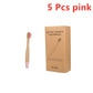 New Organic Children's Bamboo Toothbrush ten Colors Soft Fibre Bristles Biodegradable Handle
