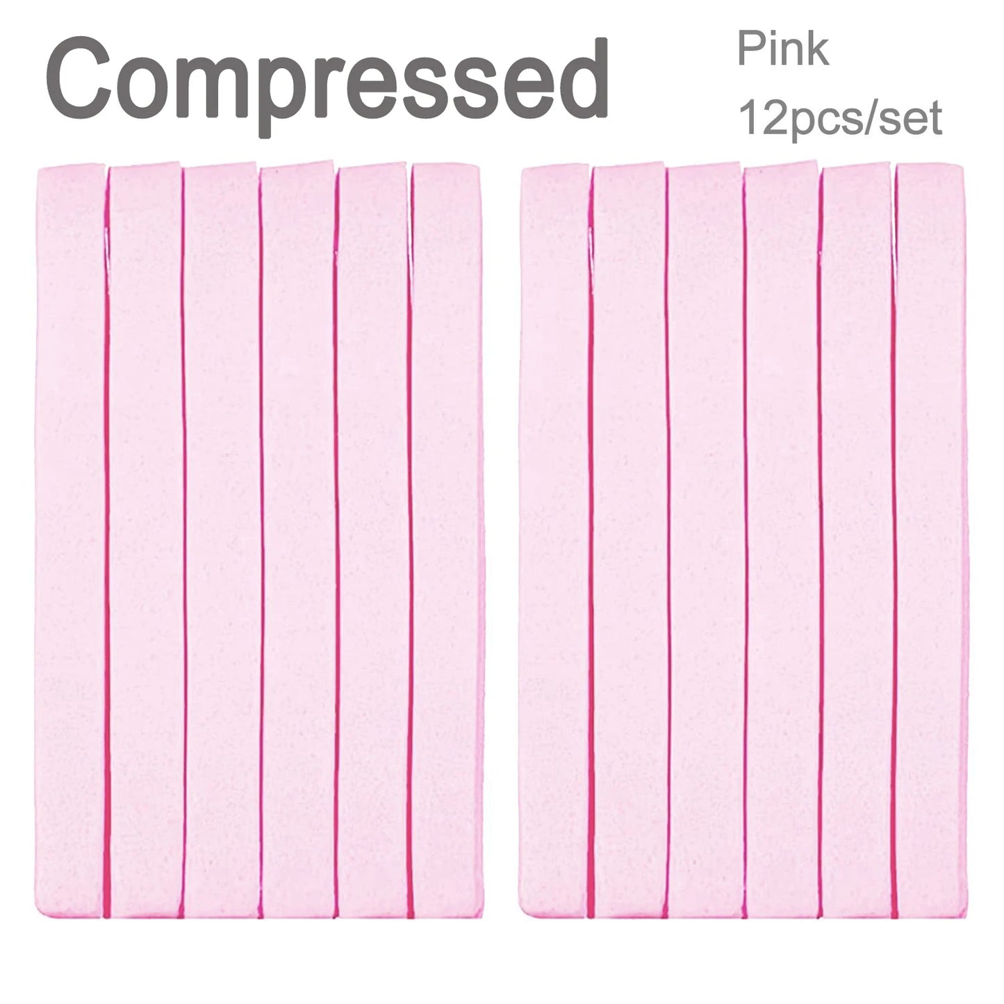 5/10pcs 6/7/8/9cm Face Round Makeup Remover Tool Natural Wood Pulp Sponge Cellulose