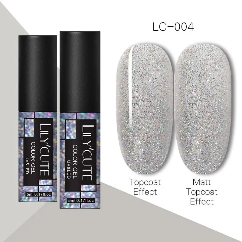 LILYCUTE Metallic Painting Liner Gel Nail Polish - 5ml