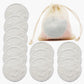 Reusable Bamboo Makeup Remover Pads 12pcs/Bag Washable Rounds Cleansing Facial Cotton Make