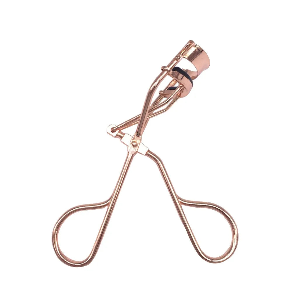 ELECOOL Professional Rose Gold Eyelash Curler - Premium Curling Tool with Replacement Pads