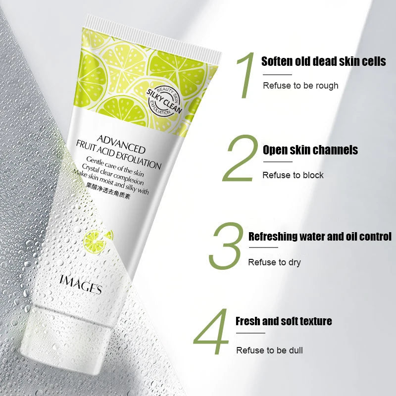 LAIKOU Matcha Exfoliating Peeling Gel - Gentle Facial Scrub for Deep Cleansing & Moisturizing (60g)