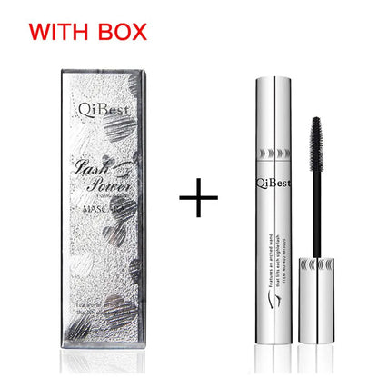 QiBest 4D Silk Fiber Mascara - Waterproof Lengthening & Volumizing