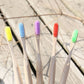 5 or 10 Pcs/Set Environmental Bamboo Fiber Toothbrush For Oral Health Low