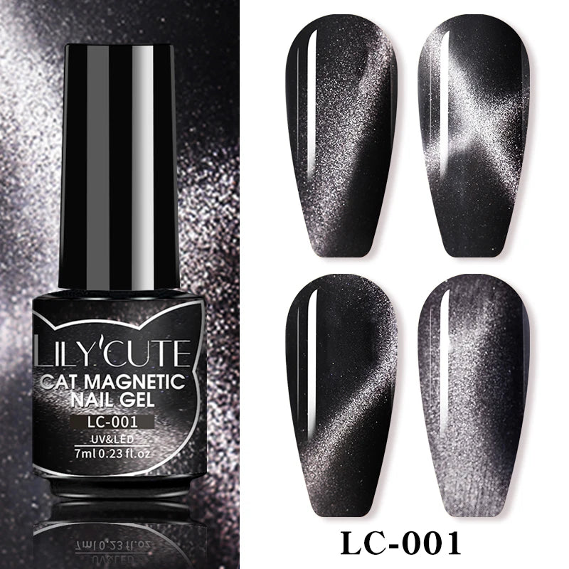 LILYCUTE 9D Cat Eye Magnetic Gel Nail Polish - 7ml