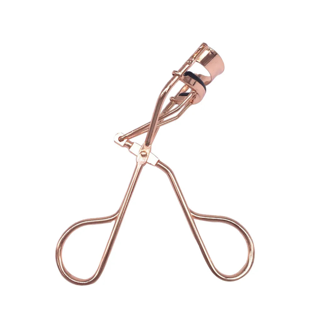 ELECOOL Professional Rose Gold Eyelash Curler - Premium Curling Tool with Replacement Pads
