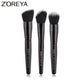 ZOREYA Professional Black Makeup Brush Set - 15 Piece Eye & Face Collection