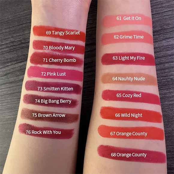 CHARMACY Waterproof Velvet Matte Lipstick - Long-Lasting Lip Color