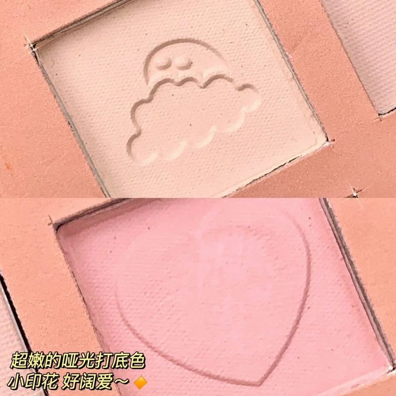 24-Color Strawberry Girl Eyeshadow Palette - Waterproof Glitter & Matte Finish