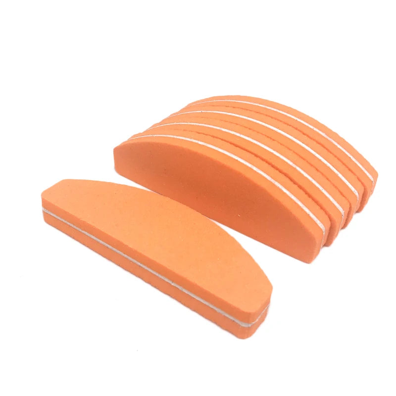 Professional Nail Buffer Block Set - 10 Pack Washable Double-Sided Manicure Tool