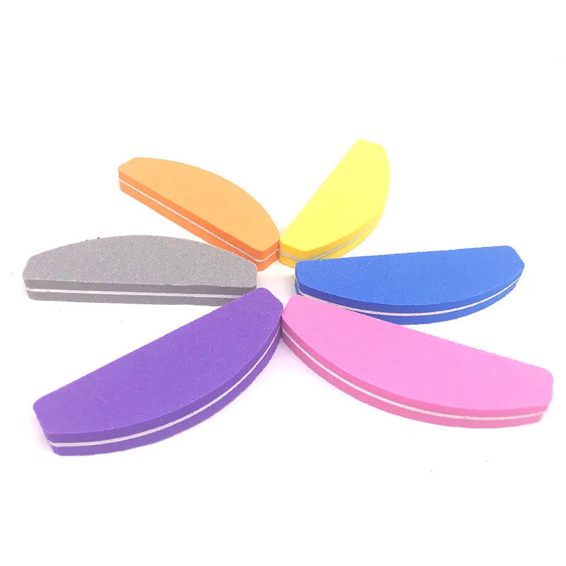 Professional Nail Buffer Block Set - 10 Pack Washable Double-Sided Manicure Tool