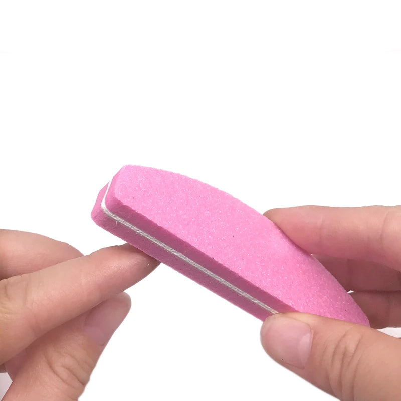 Professional Nail Buffer Block Set - 10 Pack Washable Double-Sided Manicure Tool