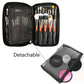 Professional Multi-Functional Cosmetic Organizer - Travel Makeup Bag with Brush Holders