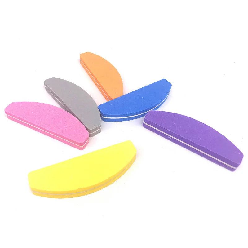 Professional Nail Buffer Block Set - 10 Pack Washable Double-Sided Manicure Tool