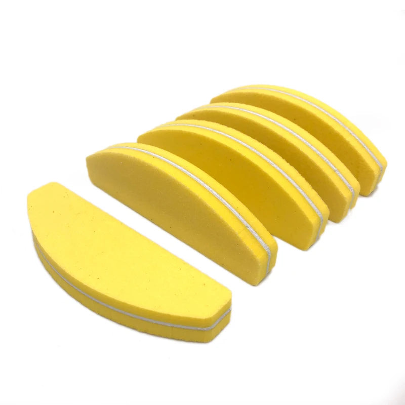 Professional Nail Buffer Block Set - 10 Pack Washable Double-Sided Manicure Tool
