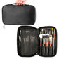 Professional Multi-Functional Cosmetic Organizer - Travel Makeup Bag with Brush Holders