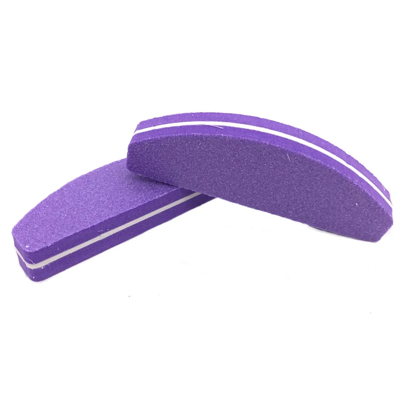 Professional Nail Buffer Block Set - 10 Pack Washable Double-Sided Manicure Tool