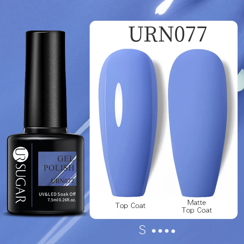 UR SUGAR Reflective Glitter Gel Polish - 7.5ml Pink Sequins Nail Art